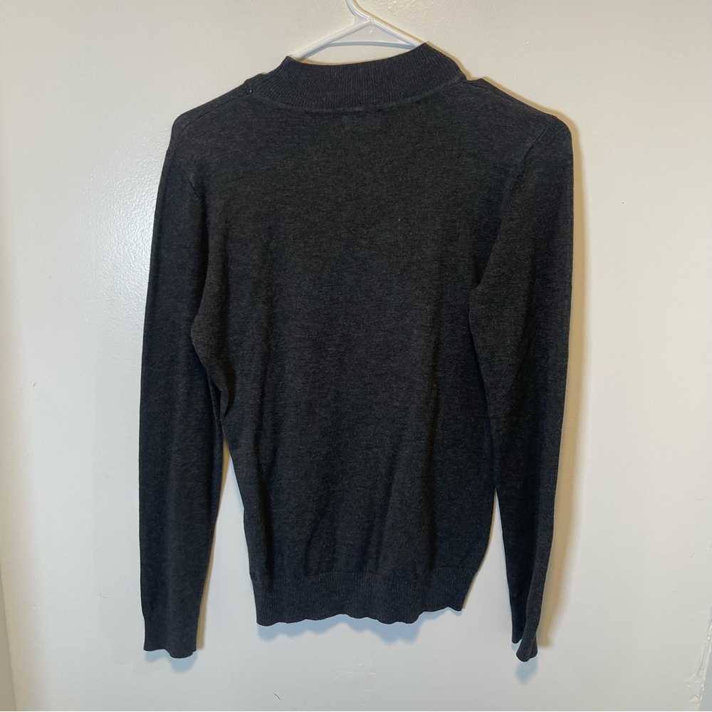 Cielo‎ Classic grey Turtleneck Sweater womens size large - Picture 2 of 3